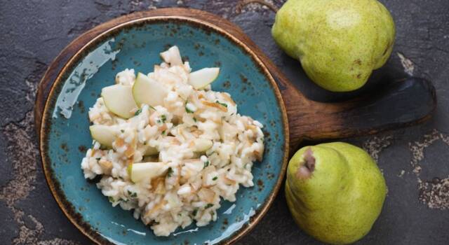 Risotto pere e taleggio