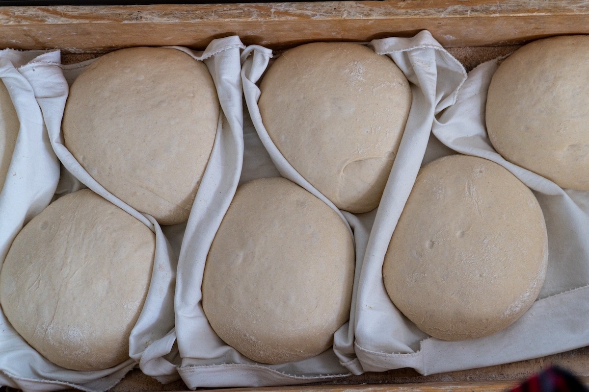 Greek pita dough