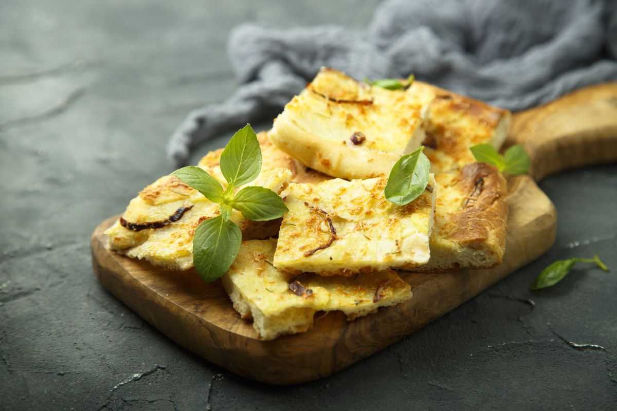 Schiacciata di patate al forno