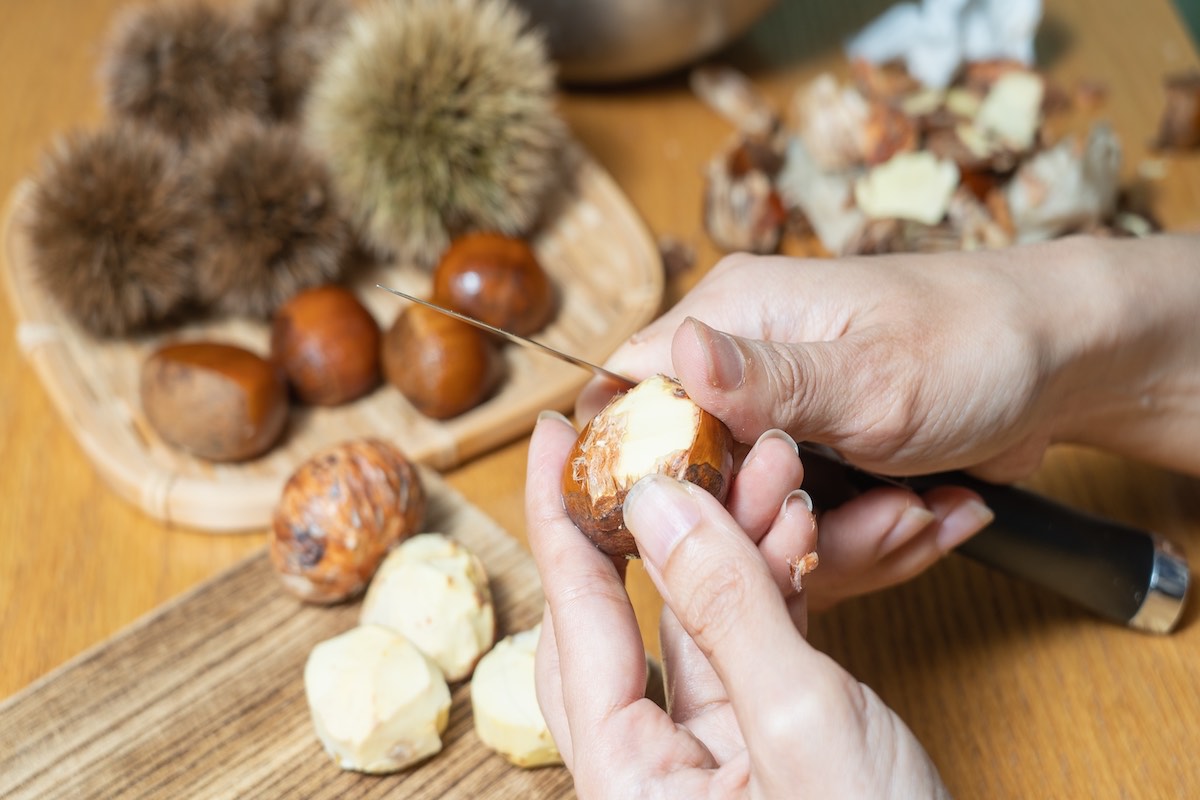 Roast chestnuts