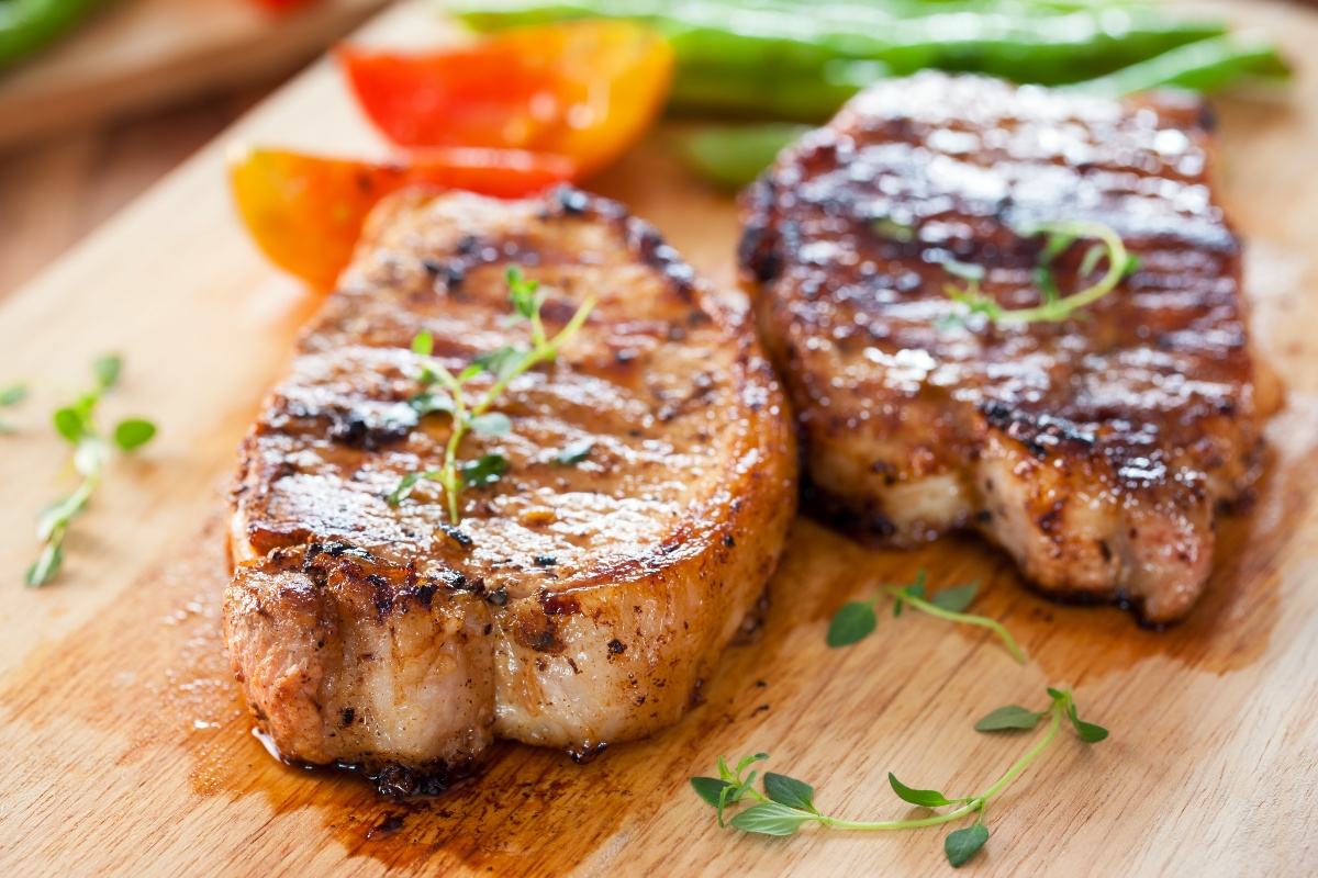 Baked pork chops