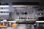 Interno della cucina di un ristorante