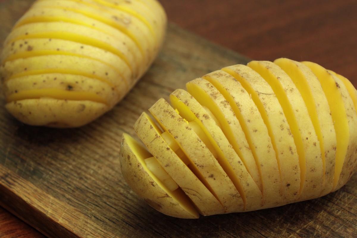 Patate tagliate a fisarmonica per patate Hasselback