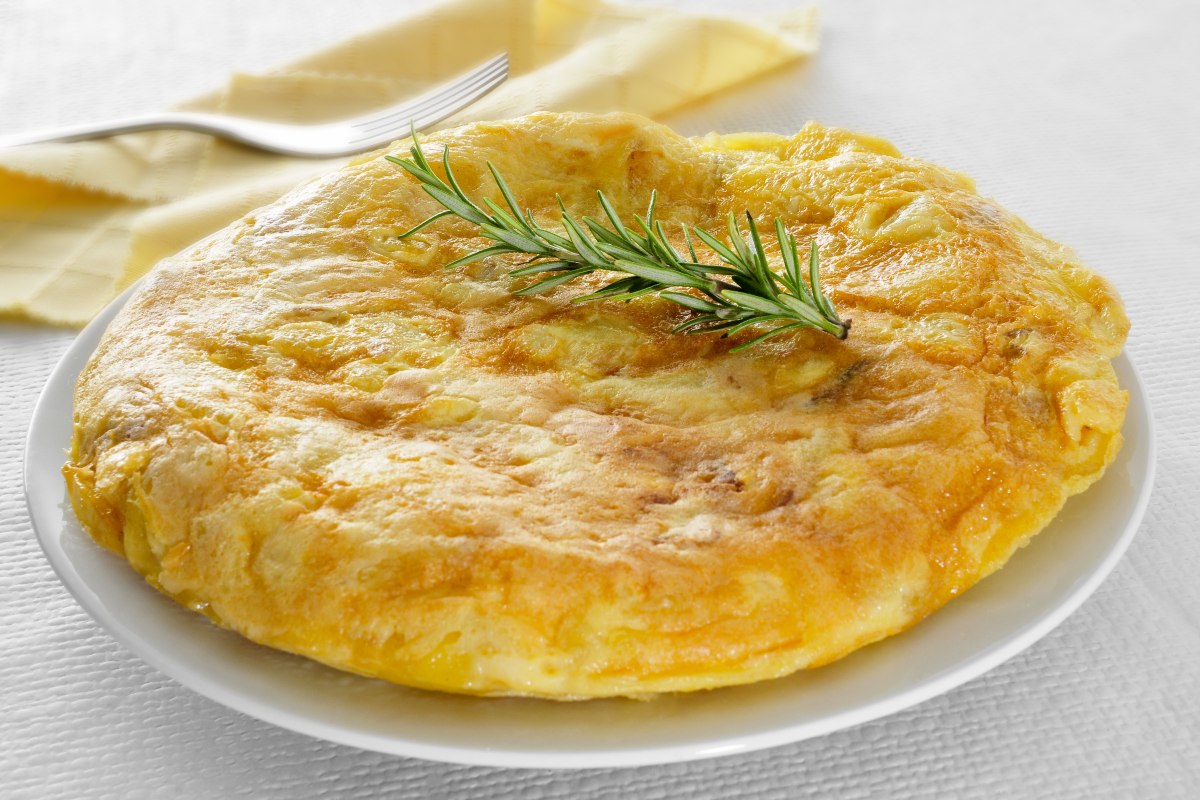 Onion omelette