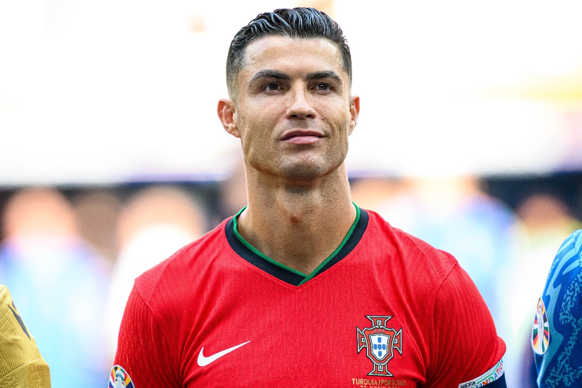 Cristiano Ronaldo durante la partita agli EURO 2024 Turchia vs Portogallo.