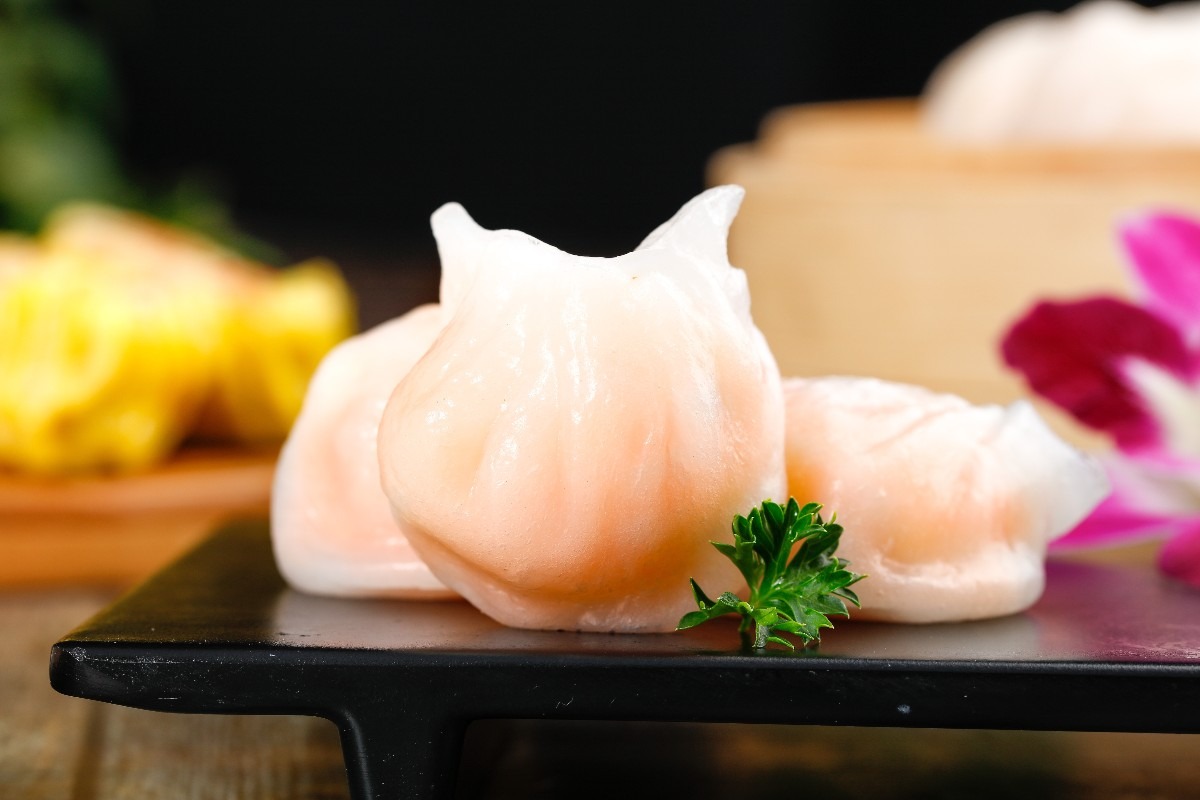 Dumpling o dim sum cinesi noti come ravioli di cristallo