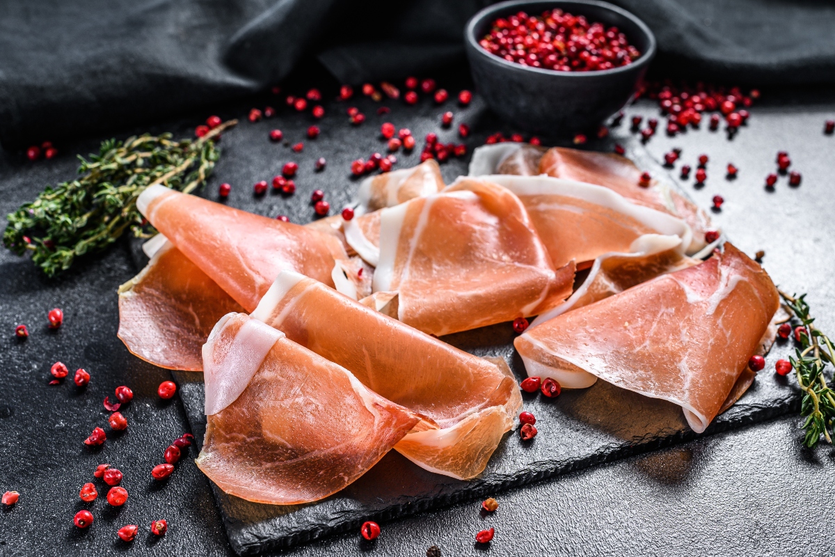Tagliere di prosciutto crudo